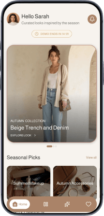 Your SZN app screen