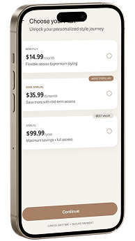 Subscription access app screen